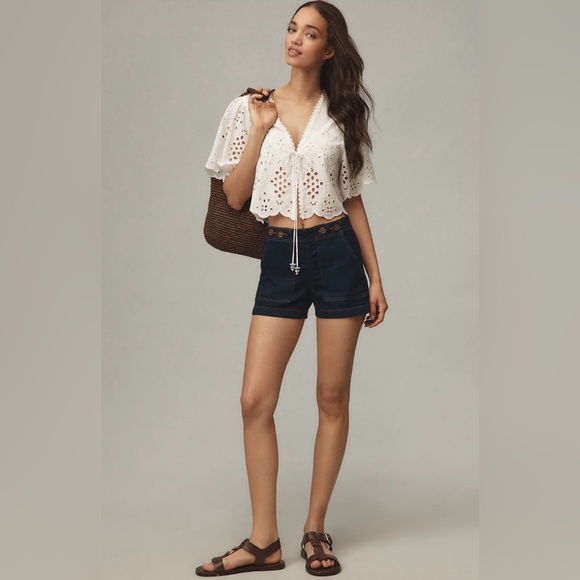 The Kit High Rise Utility Shorts by Pilcro
Anthropologie
In: Dark Denim - Picture 3 of 5